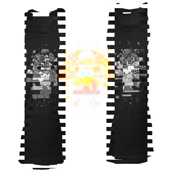 Librarian Book Lover Reader Turkey Thanksgiving Fall For Turkey Lovers Tank Top | Mazezy