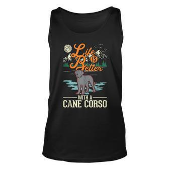 Life Is Better With A Cane Corso Italian Mastiff Cane Corso Tank Top | Mazezy CA