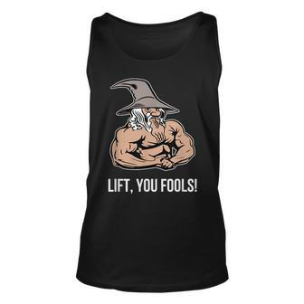 Lift You Fools Gym Fitness Tank Top - Monsterry UK