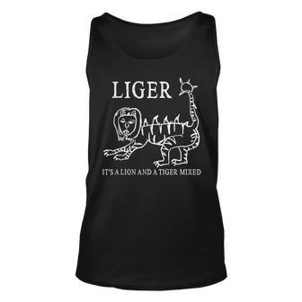 Liger It's A Lion And A Tiger Mixed Tank Top - Monsterry