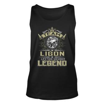 Ligon Name Gift Team Ligon Lifetime Member Legend V2 Unisex Tank Top - Seseable