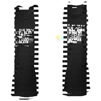 Live Laugh Lesbian Pride Lgbtq Lesbian Unisex Tank Top | Mazezy