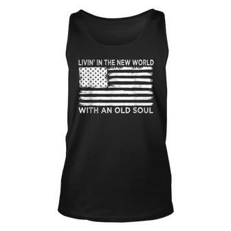 Living In A New World With An Old Soul Tank Top - Seseable