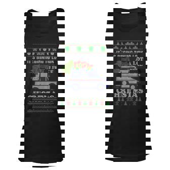 Look A Lot Like Christmas Ugly Sweater Xmas Postal Worker Tank Top | Mazezy