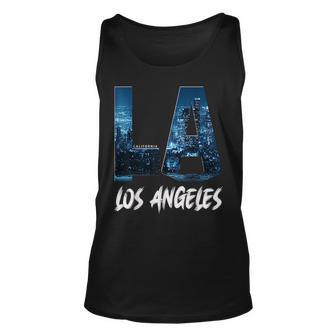 Los Angeles City California Unisex Tank Top - Seseable