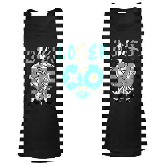 Loser Lover Drip Heart Dunk Low Turquoise Matching Unisex Tank Top - Thegiftio