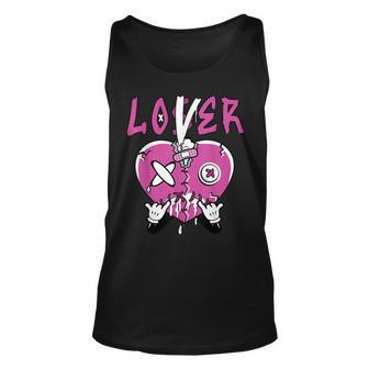 Loser Lover Drip Heart Gs Active Fuchsia Matching Unisex Tank Top - Seseable