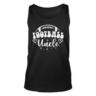 Loud & Proud Football Uncle Game Day Vibes Senior Football Tank Top | Mazezy