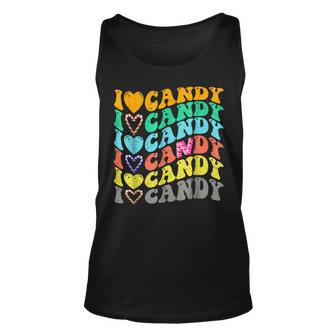 I Love Candy Halloween Party Cute Trick Or Treat Candyland Tank Top - Seseable