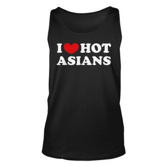 I Love Hot Asians I Heart Hot Asians Tank Top - Seseable