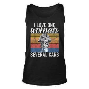 I Love One Woman And Several Cars Muscle Car Cars Tank Top | Mazezy