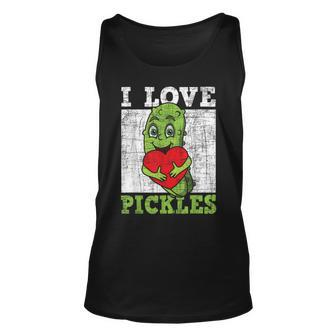 I Love Pickles Pickle Vegan Lover Vegetarian Vegetable Tank Top - Monsterry UK