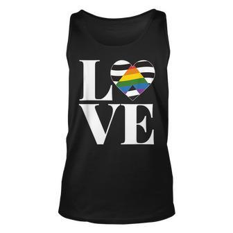 Love Straight Alliance Straight Ally Pride Flag Unisex Tank Top | Mazezy
