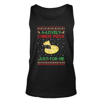 A Lovely Cheese Pizza Alone Kevin X Mas Home Pizza Tank Top | Mazezy