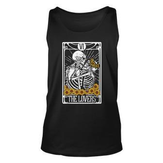 The Lovers Tarot Card Reading Witch Aesthetic Halloween Reading s Tank Top | Mazezy