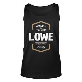 Lowe Name Gift Lowe Quality Unisex Tank Top - Seseable