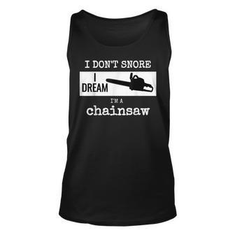 Lumberjack Chainsaw Logger Tree Cutter Logger Funny Gifts Unisex Tank Top | Mazezy
