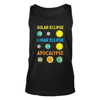 Lunar Solar Eclipse And Apocalypse Science Tank Top - Seseable