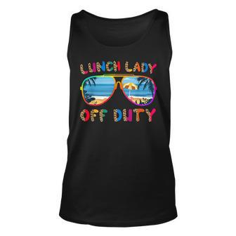 Lunch Lady Off Duty Last Day Of School Summer Cafeteria Crew Tank Top | Mazezy