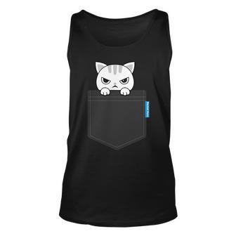 Mad Cat Kitten Companion Dogs Cats Fish Or More Unisex Tank Top - Thegiftio UK