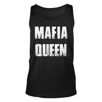 Mafia Queen Gangster Costume Unisex Tank Top | Mazezy