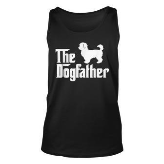 Maltipoo The Dogfather Gift For Father Funny Dog Unisex Tank Top | Mazezy