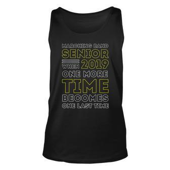 Marching Band 2019 One More Time Senior Unisex Tank Top - Thegiftio