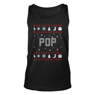 Matching Pop Ugly Christmas Sweater Christmas Tank Top - Monsterry UK