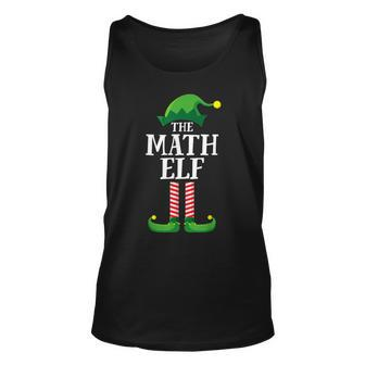 Math Elf Matching Family Group Christmas Party Gift For Women Unisex Tank Top - Thegiftio UK