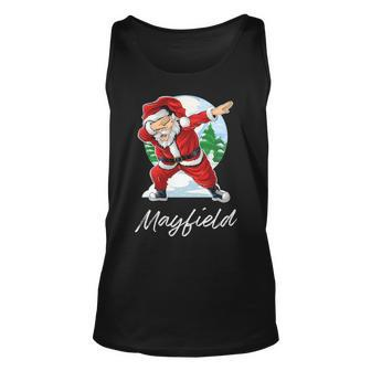 Mayfield Name Gift Santa Mayfield Unisex Tank Top - Seseable