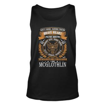 Mcglothlin Name Gift Mcglothlin Brave Heart V2 Unisex Tank Top - Seseable