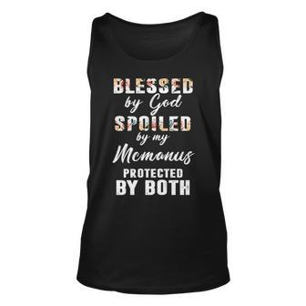 Mcmanus Name Gift Blessed By God Spoiled By My Mcmanus Unisex Tank Top - Seseable