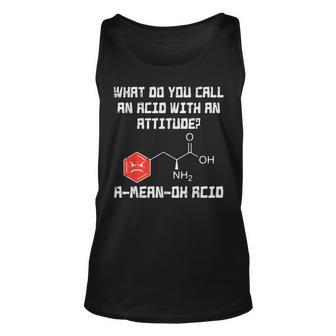 A Mean Oh Acid Chemistry Joke Science Chemist Nerd Tank Top - Monsterry DE
