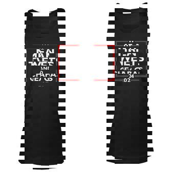 Mean Tweets And Cheap Gas Funny 2024 Pro Trump Unisex Tank Top | Mazezy