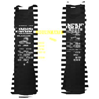 Mechanic Hourly Rate Car Diesel Engineering Mechanic Tank Top | Mazezy