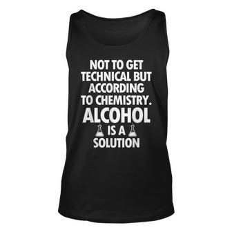 Medical Laboratory Scientist Alcohol Solution Cls Technician Tank Top | Mazezy