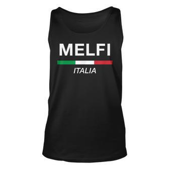 Melfi Italian Name Family Reunion T Italy Flag Unisex Tank Top | Mazezy AU