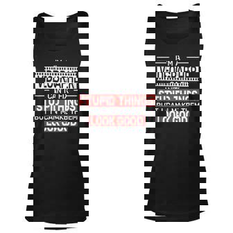 Men Analog Video Cameras Videography I Am A Videographer Unisex Tank Top | Mazezy
