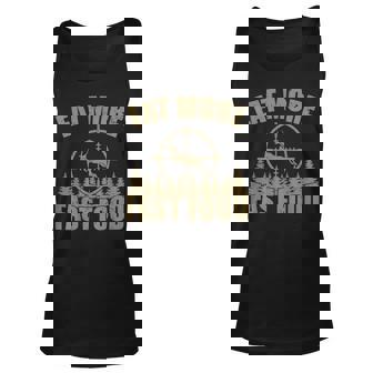 Mens Fathers Day Eat More Fast Food Fathers Day Bird Hunter Unisex Tank Top - Thegiftio UK