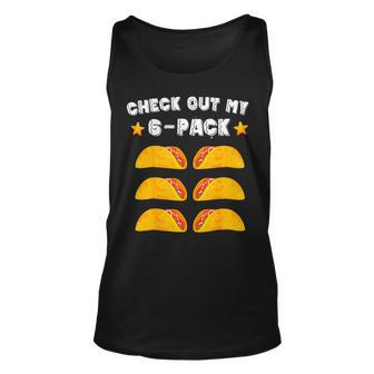 Mens Fitness Taco Funny Mexican 6Pack Gymer For Taco Lovers 1 Unisex Tank Top - Monsterry DE