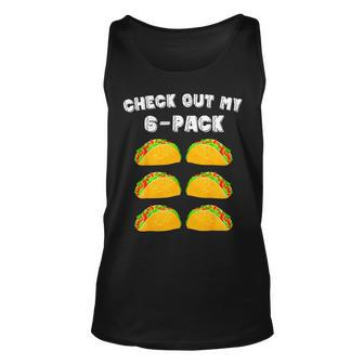 Mens Fitness Taco Funny Mexican 6Pack Gymer For Taco Lovers Unisex Tank Top - Monsterry