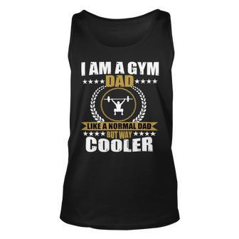 Mens Funny Gym Dad Fitness Workout Quote Men Unisex Tank Top - Monsterry