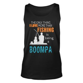 Mens More Than Love Fishing Boompa Special Grandpa Unisex Tank Top - Thegiftio UK