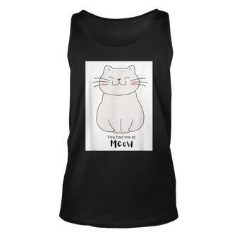 Meow Cute Cat Clothing For Kitten Lovers All Over The World Unisex Tank Top - Thegiftio UK