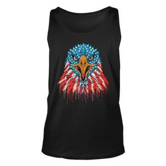 Merica Patriotic Usa Eagle Of Freedom 4Th Of July Eagle Patriotic Tank Top | Mazezy