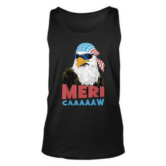 Mericaaaaaw Eagle Mullet 4Th Of July Usa American Flag Mullet Tank Top | Mazezy