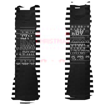 Merry Christmas Animal Filthy Ya Ugly Sweater Style Xmas Tank Top | Mazezy