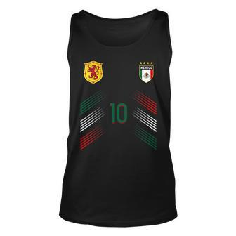 Mexico Soccer Fans Jersey Mexican Flag Football Lovers Unisex Tank Top - Seseable