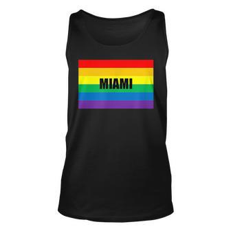 Miami Florida Gay 2018 Pride Unisex Tank Top | Mazezy