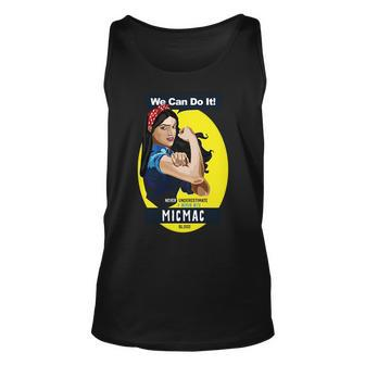 Micmac Native American Indian Woman Never Underestimate Unisex Tank Top - Seseable